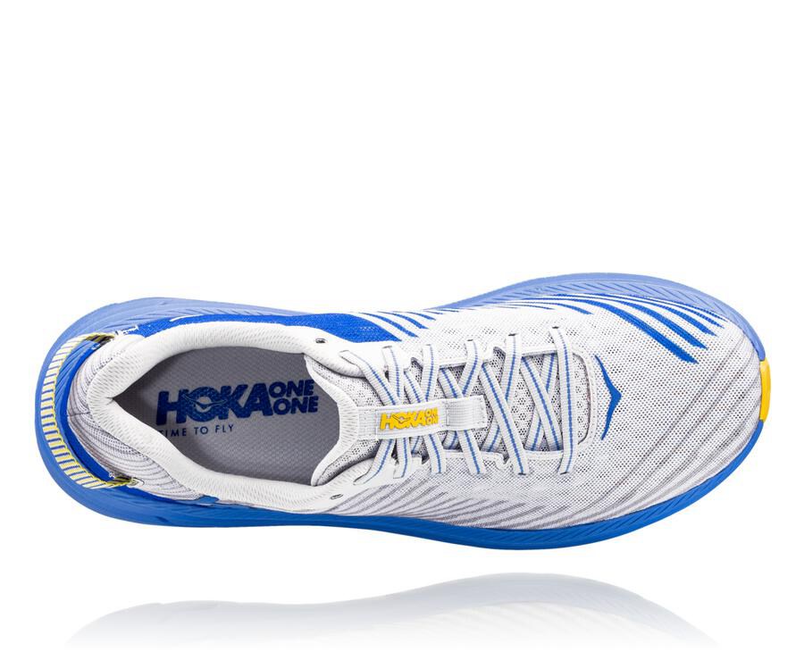 Running Shoes Mens - Hoka One One Rincon - Grey/Blue - IFEVHGX-47